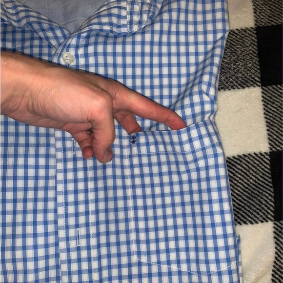 Izod 2xlt button up short sleeve - Picture 2 of 2